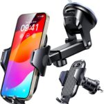 VANMASS 【2024 Newest & Strongest Military-Grade Cert Car Phone Holder Mount【Over 60LBS Suction】 Dashboard Windshield Cell Automobile Cradles Truck Hook Vent for iPhone 15 Pro Max 14 13 12 Samsung