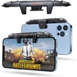 Mobile Phone Controller for Android & iPhone, Game Controller Compatible with PUBG Mobile/Knives Out/Call of Duty Mobile, Phone Triggers for Gaming with Sensitive Shoot and Aim