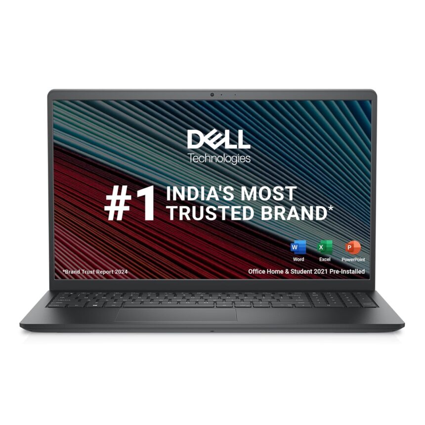 Dell 15 Thin & Light Laptop, 12th Gen Intel Core i5-1235U Processor, 8GB, 512GB SSD, 15.6″ (39.62cm) FHD Display, Windows 11 + MSO’21, 15 Month McAfee Antivirus, Black, Spill-Resistant Keyboard,1.66kg