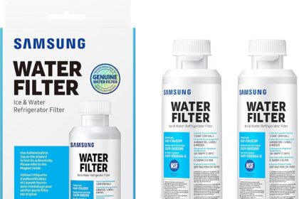 SAMSUNG Genuine Filters for Refrigerator Water and Ice, Carbon Block Filtration for Clean, Clear Drinking Water, DA29-00020B-2P, 2 Pack