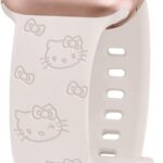 Engraved Band Compatible with Apple Watch Bands 40mm 41mm 42mm 44mm 45mm 38mm 49mm for Women, Cute Cartoon Cat Soft Silicone Strap for iWatch bands Series 9 8 7 6 5 4 3 2 1 SE