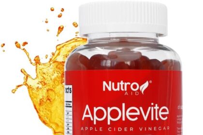 Apple Cider Vinegar Gummies – Applevite Cleaning Vinegar – Apple Cider Cleaning Vinegar for Home – Apple Vinegar with Beetroot & Pomegranate Taste – Vinegar for Cleaning Purpose – 60 Gummies