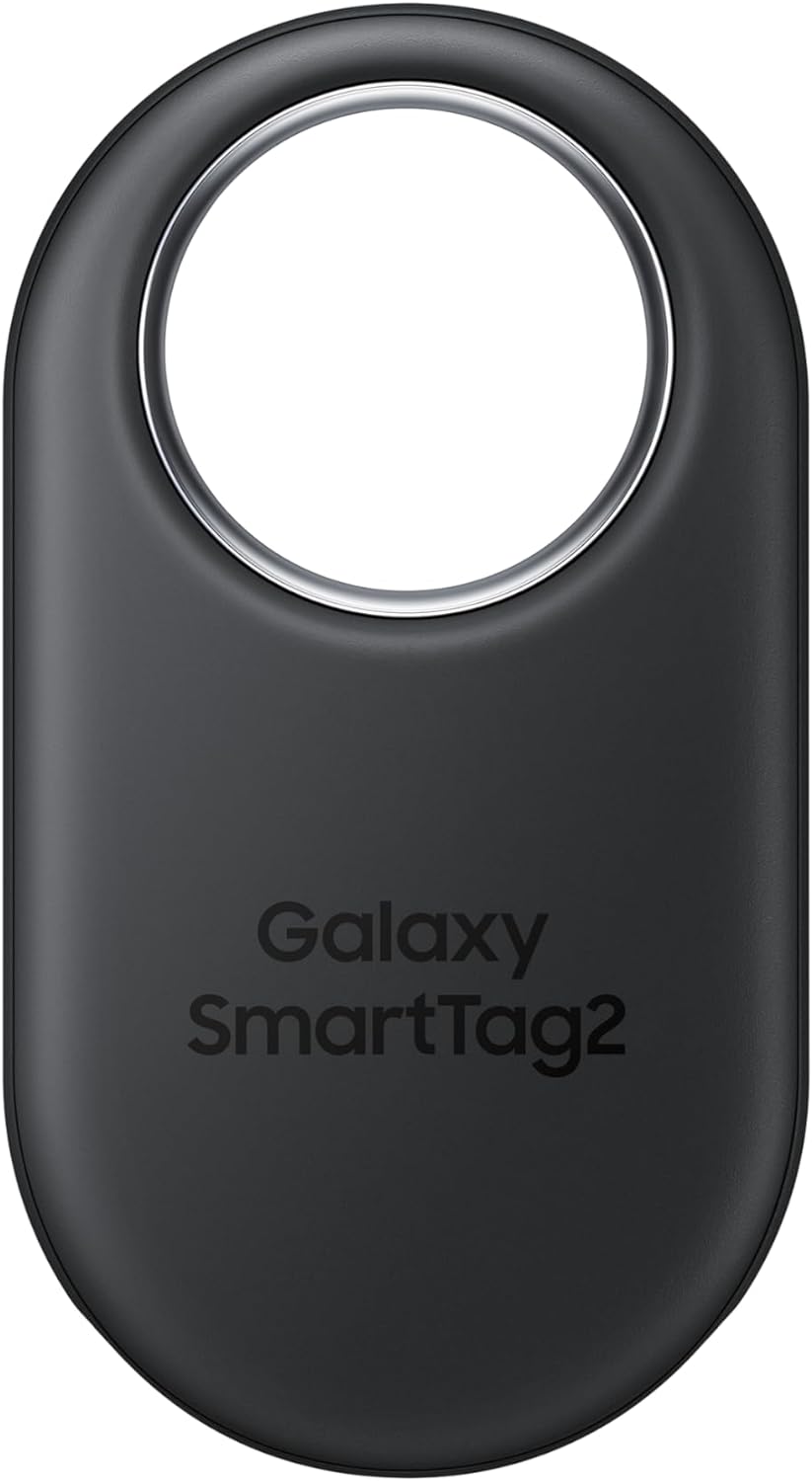 Samsung SmartTag2 (2023) Bluetooth + UWB, IP67 Water and Dust Resistant, Findable via App, 1.5 Year Battery Life – Black (International Version)