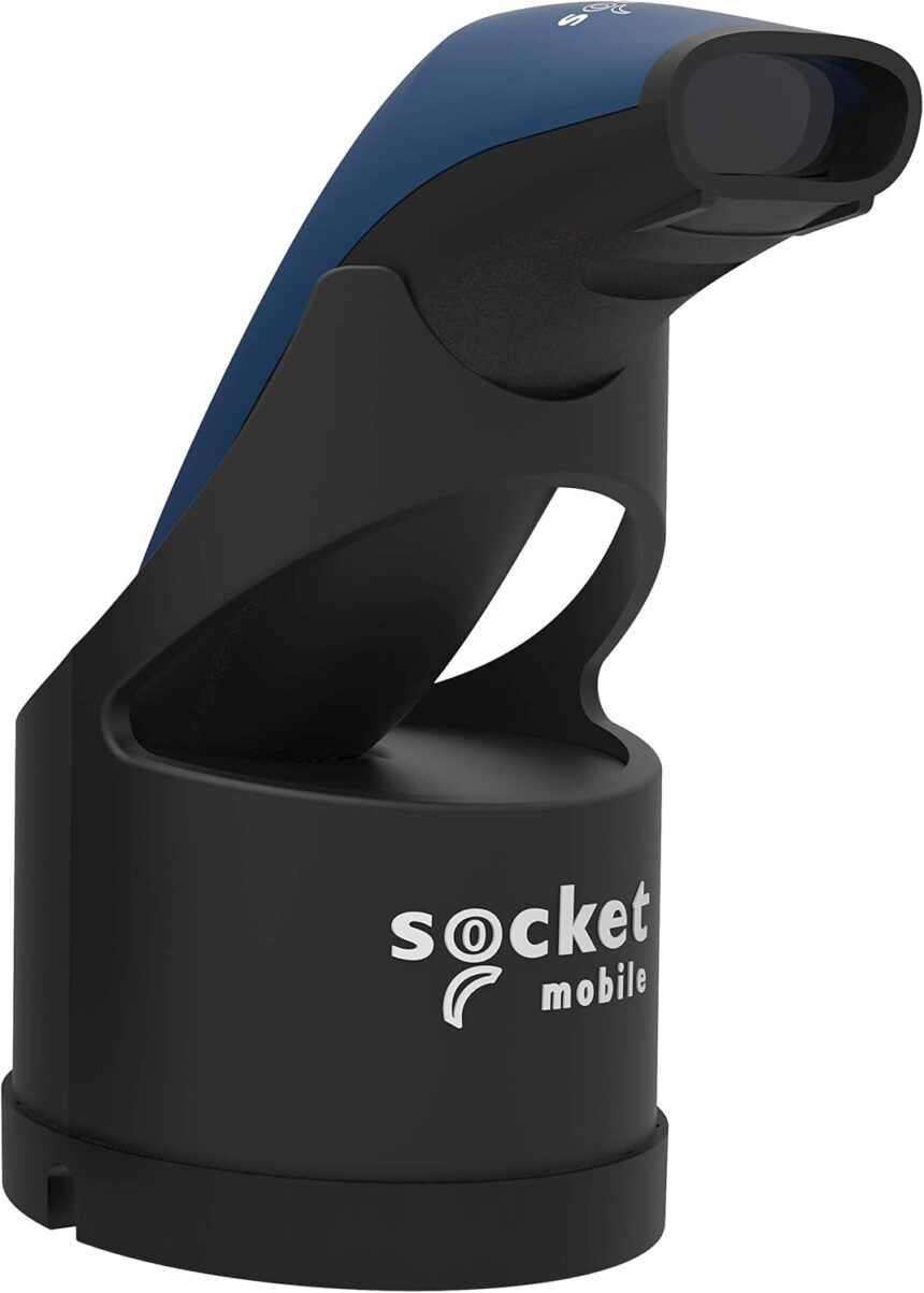 SOCKET Scan S700, 1D Barcode Scanner, Blue & Charging Dock (CX3465-1933)