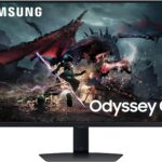 SAMSUNG 32-Inch Odyssey G50D Series QHD Fast IPS Gaming Monitor, 1ms, VESA DisplayHDR 400, 180Hz, AMD FreeSync, Adjustable Stand, Eye Saver Mode, LS32DG502ENXZA, 2024