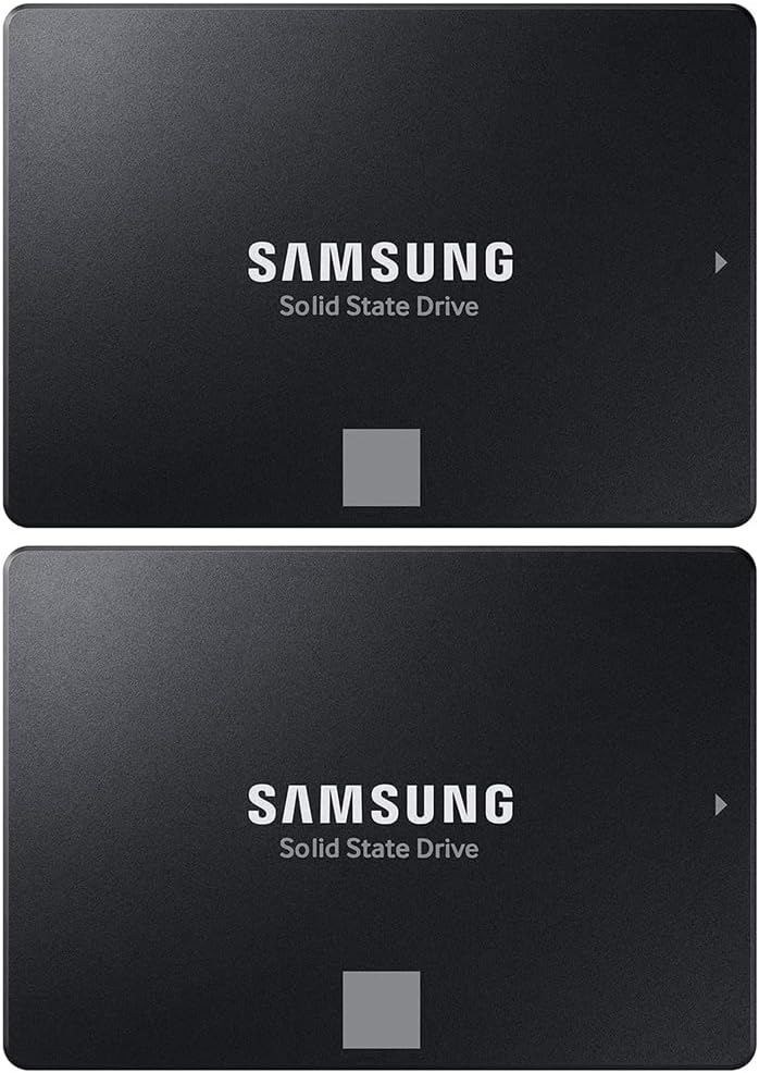 SAMSUNG MZ-77E500B/AM 870 EVO SATA 2.5-inch SSD, 500GB (2-Pack)