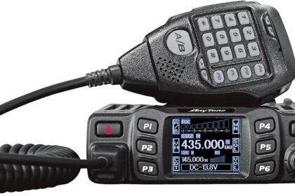 AnyTone AT-778UV Dual Band Transceiver Mobile Radio VHF/UHF Ham Radio for Vehicle Car Radio