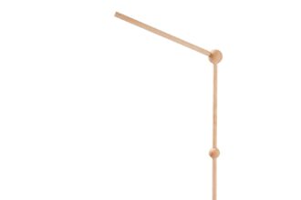 Crib Mobile Arm, HBM 30 Inch Wooden Mobile Arm for Crib Rotating Baby Mobile Hanger Beech Mobile Crib Arm Attachment Nursery Decor,Anti Slip for Sturdy Crib Mobile Hanger for Crib