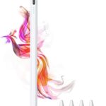 Stylus Pen for iPad 9th&10th – Type-c Charging Pencil for iPad Palm Rejection Active Pen Compatible with（2018-2023） Apple iPad 6/7/8/9/10，iPad Air 3/4/5，iPad Mini 5/6, iPad Pro 11″/12.9″（White）