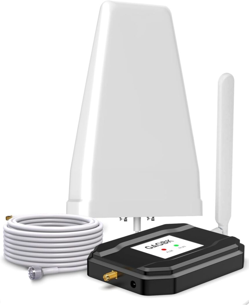 2024 Latest AT&T Signal Booster AT&T Cell Phone Signal Booster T Mobile Cell Booster for 5G 4G LTE on Band 12/17 AT&T Cell Booster AT&T Cell Booster ATT Extender Signal Booster Boost Call/Data Black