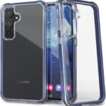 Crave Air Guard Compatible with Samsung Galaxy S24 FE Case, Shockproof Protection Clear Case for Samsung Galaxy S24 FE – Navy