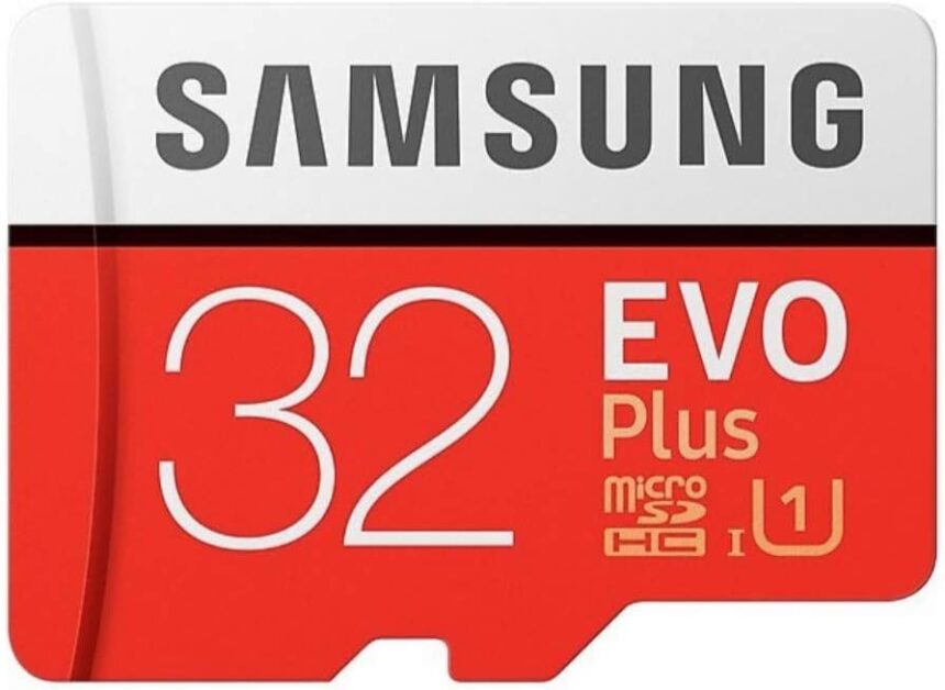 Samsung 32GB EVO Plus Class 10 Micro SDHC with Adapter (MB-MC32GA/AM)