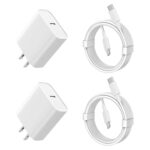 iPhone 16 15 Fast Charger 10FT,2Pack 20W USB C Fast Wall Charger Block with 10Ft Long USB C Charging Cable Cord for iPhone 16/16 Plus/16 Pro/16 Pro Max/ 15/15 Pro/15 Pro Max/15 Plus,iPad 12.9/11/10.9