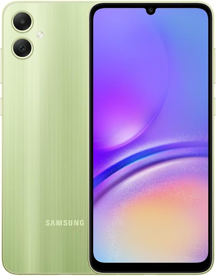 SAMSUNG Galaxy A05 (128GB, 4GB) 6.7″ Dual SIM GSM Unlocked Global 4G LTE A055M/DS (Light Green)