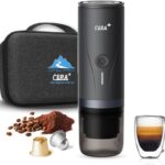 CERA+ Portable Coffee Maker Battery, Coffee Powder and NS Capsules for Self-Heating Espresso Machine with Carrying Case for Travel Campers