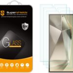 Supershieldz (3 Pack) Designed for Samsung (Galaxy S24 Ultra) Tempered Glass Screen Protector, Anti Scratch, Bubble Free