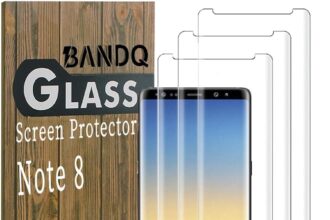 3 Pack for Samsung Galaxy Note 8 Screen Protector, 1 Pack Camera Lens Protector, Easy Installation, 9H Tempered Glass Screen Protector for Galaxy Note 8 Tempered Glass Screen Protector【3+1 Pack】